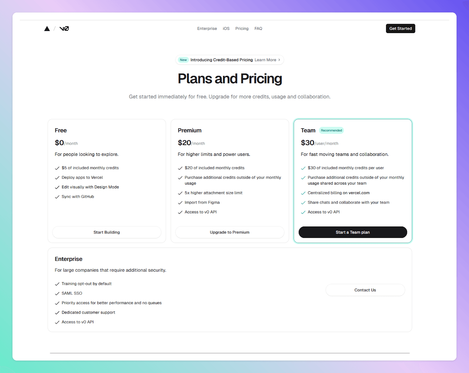 v0 pricing
